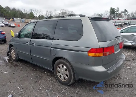 2002 Honda Odyssey Ex from USA, damaged, VIN 5FNRL18652B002733